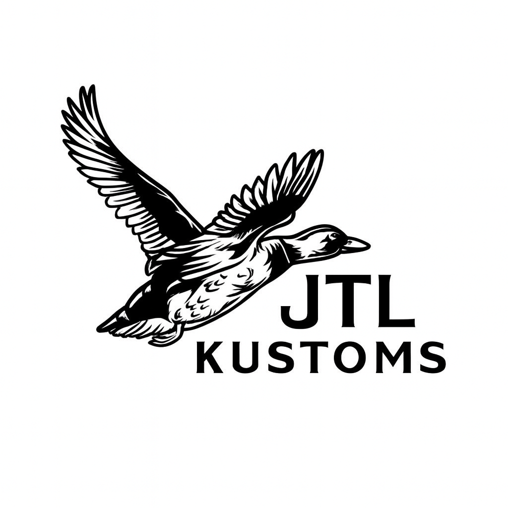 JTL KUSTOMS DUCK STICKER 10x10