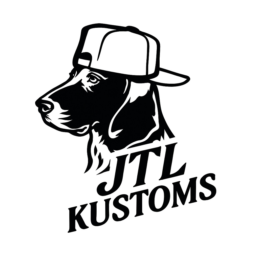 JTL KUSTOMS “Hat Dog” 10x10 Decal