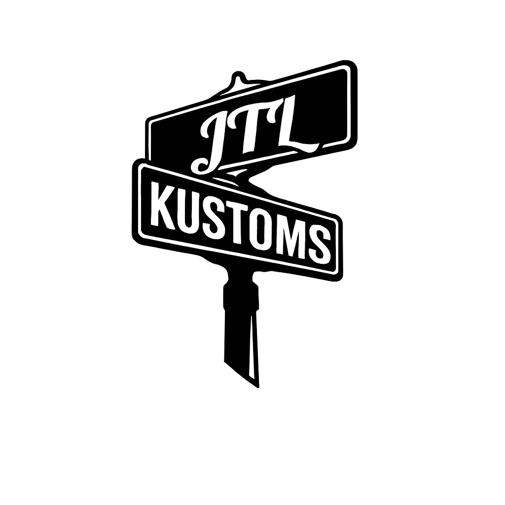JTL KUSTOMS Road Sign decal 10x10